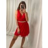 Šaty letní bez rukávu dámské (S/M ONE SIZE) ITALSKÁ MÓDA IMWG222502 (Velikost S/M/L, Barva bílá)