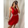 Šaty letní bez rukávu dámské (S/M ONE SIZE) ITALSKÁ MÓDA IMWG222502 (Velikost S/M/L, Barva bílá)