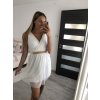 Šaty letní bez rukávu dámské (S/M ONE SIZE) ITALSKÁ MÓDA IMWG222502 (Velikost S/M/L, Barva bílá)