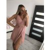 Šaty letní bez rukávu dámské (S/M ONE SIZE) ITALSKÁ MÓDA IMWG222502 (Velikost S/M/L, Barva bílá)
