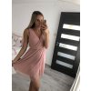 Šaty letní bez rukávu dámské (S/M ONE SIZE) ITALSKÁ MÓDA IMWG222502 (Velikost S/M/L, Barva bílá)