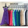 Šaty šifonové dlouhé letní na ramínka dámské (S/M ONE SIZE) ITALSKÁ MÓDA IMM22FS52532/DR (Velikost S/M/L, Barva Černá)