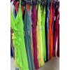 Šaty šifonové dlouhé letní na ramínka dámské (S/M ONE SIZE) ITALSKÁ MÓDA IMM22FS52532/DR (Velikost S/M/L, Barva Černá)