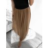 Sukně šifonová dlouhá  dámská (S/M/L ONE SIZE) ITALSKá MóDA IM322116/DR