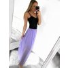 Sukně šifonová dlouhá  dámská (S/M/L ONE SIZE) ITALSKá MóDA IM322116/DR