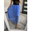 Sukně šifonová dlouhá  dámská (S/M/L ONE SIZE) ITALSKá MóDA IM322116/DR