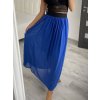 Sukně šifonová dlouhá  dámská (S/M/L ONE SIZE) ITALSKá MóDA IM322116/DR