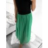 Sukně šifonová dlouhá  dámská (S/M/L ONE SIZE) ITALSKá MóDA IM322116/DR