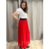 Sukně šifonová dlouhá  dámská (S/M/L ONE SIZE) ITALSKá MóDA IM322116/DR