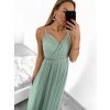 Šaty dlouhé letní bez rukávu dámské (S/M ONE SIZE) ITALSKÁ MÓDA IMPSH223670/DR (Velikost S/M/L, Barva béžová)