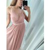 Šaty dlouhé letní bez rukávu dámské (S/M ONE SIZE) ITALSKÁ MÓDA IMPSH223670/DR (Velikost S/M/L, Barva béžová)