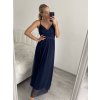 Šaty dlouhé letní bez rukávu dámské (S/M ONE SIZE) ITALSKÁ MÓDA IMPSH223670/DR (Velikost S/M/L, Barva béžová)