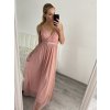 Šaty dlouhé letní bez rukávu dámské (S/M ONE SIZE) ITALSKÁ MÓDA IMPSH223670/DR