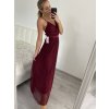 Šaty dlouhé letní bez rukávu dámské (S/M ONE SIZE) ITALSKÁ MÓDA IMPSH223670/DR