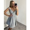 Šaty elegantní společenské třpytivé na ramínka carmen dámské (S/M ONE SIZE) ITALSKÁ MÓDA IMM22ELEN/DR (Velikost S/M/L, Barva růžová)