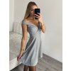 Šaty elegantní společenské třpytivé na ramínka carmen dámské (S/M ONE SIZE) ITALSKÁ MÓDA IMM22ELEN/DR (Velikost S/M/L, Barva růžová)