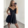 Šaty elegantní společenské třpytivé na ramínka carmen dámské (S/M ONE SIZE) ITALSKÁ MÓDA IMM22ELEN/DR (Velikost S/M/L, Barva růžová)
