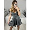 Šaty elegantní společenské třpytivé na ramínka carmen dámské (S/M ONE SIZE) ITALSKÁ MÓDA IMM22ELEN/DR (Velikost S/M/L, Barva růžová)
