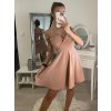 Šaty carmen krátké elegantní bez rukávu dámské (S/M ONE SIZE) ITALSKá MóDA IMM2251300fs/DR (Velikost S/M/L, Barva Černá)