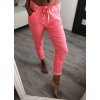 Kalhoty strečové dlouhé dámské (S/M/L ONE SIZE) ITALSKá MóDA IMB22080 (Velikost M/L, Barva oranžová neon)