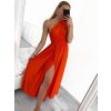 Šaty letní dlouhé na ramínka variabilní zavazování dámské (S/M/L/XL ONE SIZE) ITALSKÁ MÓDA IMM223000HG/DR