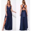 Šaty letní dlouhé na ramínka variabilní zavazování dámské (S/M/L/XL ONE SIZE) ITALSKÁ MÓDA IMM223000HG/DR