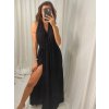 Šaty letní dlouhé na ramínka variabilní zavazování dámské (S/M/L/XL ONE SIZE) ITALSKÁ MÓDA IMM223000HG/DR