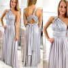 Šaty letní dlouhé na ramínka variabilní zavazování dámské (S/M/L/XL ONE SIZE) ITALSKÁ MÓDA IMM223000HG/DR