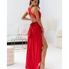 Šaty letní dlouhé na ramínka variabilní zavazování dámské (S/M/L/XL ONE SIZE) ITALSKÁ MÓDA IMM223000HG/DR
