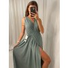 Šaty letní dlouhé na ramínka variabilní zavazování dámské (S/M/L/XL ONE SIZE) ITALSKÁ MÓDA IMM223000HG/DR (Velikost S/M/L, Barva růžová baby)
