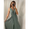 Šaty letní dlouhé na ramínka variabilní zavazování dámské (S/M/L/XL ONE SIZE) ITALSKÁ MÓDA IMM223000HG/DR