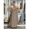 Šaty letní dlouhé na ramínka variabilní zavazování dámské (S/M/L/XL ONE SIZE) ITALSKÁ MÓDA IMM223000HG/DR (Velikost S/M/L, Barva růžová baby)