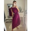 Šaty letní bez rukávu dámské (S/M ONE SIZE) ITALSKÁ MÓDA IMPLM221429/DR (Velikost S/M/L, Barva modrá královská)