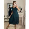 Šaty letní bez rukávu dámské (S/M ONE SIZE) ITALSKÁ MÓDA IMPLM221429/DR (Velikost S/M/L, Barva modrá královská)