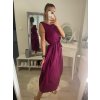 Šaty letní bez rukávu dámské (S/M ONE SIZE) ITALSKÁ MÓDA IMPLM221429/DR (Velikost S/M/L, Barva modrá královská)