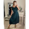 Šaty letní bez rukávu dámské (S/M ONE SIZE) ITALSKÁ MÓDA IMPLM221429/DR (Velikost S/M/L, Barva modrá královská)