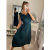 Šaty letní bez rukávu dámské (S/M ONE SIZE) ITALSKÁ MÓDA IMPLM221429/DR (Velikost S/M/L, Barva modrá královská)
