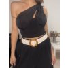 Tílko crop top bez rukávu dámské (S/M ONE SIZE) ITALSKÁ MÓDA IMPBB22B10673/DR