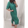 Šaty dlouhý rukáv dámské nadrozměr (XL/2XL ONE SIZE) ITALSKá MÓDA IMC22546/DR
