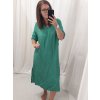 Šaty dlouhý rukáv dámské nadrozměr (XL/2XL ONE SIZE) ITALSKá MÓDA IMC22546/DR