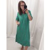 Šaty dlouhý rukáv dámské nadrozměr (XL/2XL ONE SIZE) ITALSKá MÓDA IMC22546/DR
