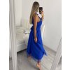 Šaty dlouhé elegantní společenské bez rukávu dámské (L/XL ONE SIZE) ITALSKÁ MÓDA IMM22FS52701/DR (Velikost L/XL, Barva bílá)