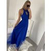 Šaty dlouhé elegantní společenské bez rukávu dámské (L/XL ONE SIZE) ITALSKÁ MÓDA IMM22FS52701/DR (Velikost L/XL, Barva bílá)