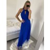 Šaty dlouhé elegantní společenské bez rukávu dámské (L/XL ONE SIZE) ITALSKÁ MÓDA IMM22FS52701/DR (Velikost L/XL, Barva bílá)