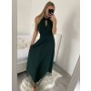 Šaty dlouhé elegantní společenské bez rukávu dámské (L/XL ONE SIZE) ITALSKÁ MÓDA IMM22FS52701/DR (Velikost L/XL, Barva bílá)