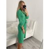 Šaty košilové dlouhý rukáv dámské (M/L/XL ONE SIZE) ITALSKÁ MÓDA IMWB22217/DR (Velikost S/M/L, Barva bílá)