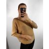 Svetr tenký oversize s mašlí dlouhý rukáv dámský (M/L ONE SIZE) ITALSKÁ MÓDA IM422910/DR