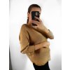 Svetr tenký oversize s mašlí dlouhý rukáv dámský (M/L ONE SIZE) ITALSKÁ MÓDA IM422910/DR
