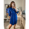 Šaty košilové dlouhý rukáv dámské (S/M/L ONE SIZE) ITALSKÁ MÓDA IMWA223027/DR (Velikost M/L, Barva fialová)