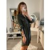 Šaty košilové dlouhý rukáv dámské (S/M/L ONE SIZE) ITALSKÁ MÓDA IMWA223027/DR (Velikost M/L, Barva fialová)